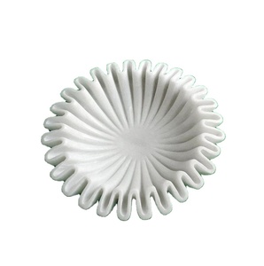Bol en marbre blanc en forme de fleur bol de luxe moderne en pierre naturelle décorative accent de maison élégante meilleure vente pièce maîtresse tendance - Product Image 5