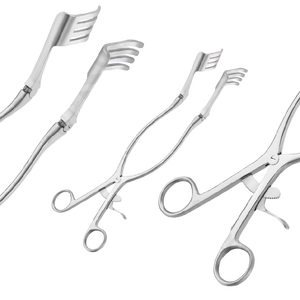 Retractor Beckmann-Adson 3 x 4, Recto, 30,0 cm, Acero Inoxidable, Juego de Instrumentos Quirúrgicos Básicos, Certificado CE - Product Image 1