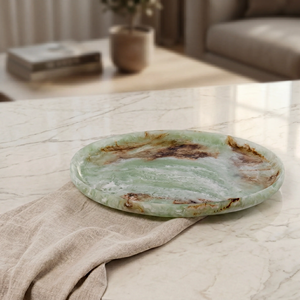 Plateau de service en résine écologique fait main de luxe, design poli, style américain moderne, haute qualité, idéal pour les fêtes, best-seller - Product Image 6