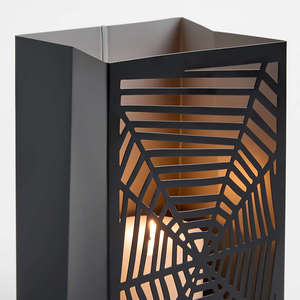 Nouveau Porte-bougie votif en métal en forme de sac avec découpe araignée pour la décoration d'Halloween - Product Image 4
