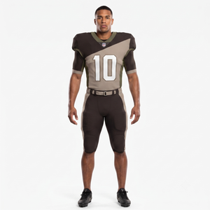 High Quality American Football Jersey & Pants Set with Player & Team Name Patterns - Product Image 1