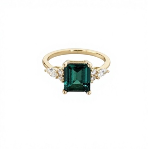 Unisex Gold Lab Grown Diamond <b>Ring</b> Gold Plated Vintage IGI Certified Engagement Wedding Anniversary Gift Stylish Daily Wear - Product Image 2