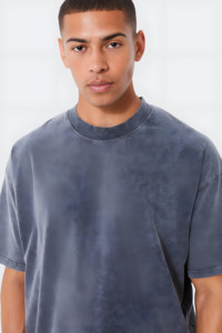 T-shirt en coton oversize tendance, streetwear décontracté, été, tissu respirant et doux, unisexe, style urbain, qualité supérieure, coupe ajustée - Product Image 3