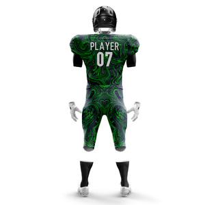 Premium Sublimated Printed American Football Uniform Set Custom Football Jerseys Pants 100% Polyester Custom Logo <b>Elite</b> Team - Product Image 5