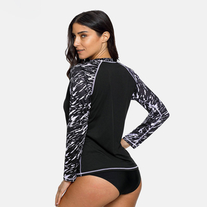 Traje de Baño de Manga Larga para Mujer, Sexy, Protección UV, Secado Rápido, para Playa y Gimnasio, Diseño Personalizado, OEM ODM, Venta Caliente - Product Image 5