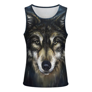 Sublimation Men Tank Top Advanced Performance Fabric Comfortable Breathable Sleeveless Shirt for Gym Training Sports - Product Image 4