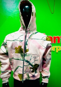 Chaqueta de Forro Polar con Capucha y Estampado Floral Rosa para Mujer, Cierre Frontal con Cremallera, Manga Larga, Largo Regular, Ropa de Otoño, Impermeable y Transpirable - Product Image 5