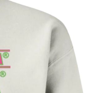 Sweat-shirt blanc à col rond AKACrewneck, manches longues, poignets côtelés, imprimé graphique, décontracté, pour femme, à porter tous les jours, haut confortable 1908 - Product Image 4