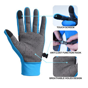 Customized Waterproof Running Gloves <b>Motorcycle</b> Clothing Accessories For Outdoor Sports Breathable Anti-slip Riding Touchscreen - Product Image 3
