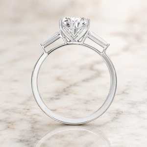 Anillo Moderno de Plata de Ley 925 con Moissanita VVS1 de 2CT Corte Pera, Joyería de Regalo Sorpresa de Aniversario para Pareja, Venta al por Mayor - Product Image 5