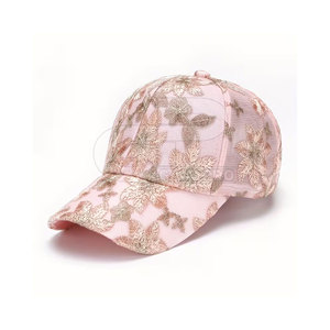 Casquette de baseball en dentelle pour femmes, design floral décoratif, respirante, légère, à la mode, pour un usage décontracté en plein air et en voyage - Product Image 6