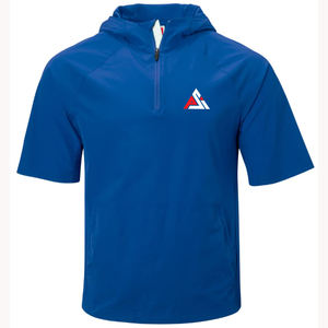 Veste de baseball haute performance en tissu polyester et élasthanne, style urbain, légère, couleur unie, pour hommes - Product Image 4