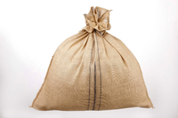 Sacs en toile de jute 100 % naturels, exportables, anti-bactériens, écologiques, absorbants l'humidité et respirants