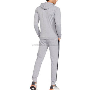 High Quality Tracksuit Stacked French Terry Embroidery Hoodie Reflective Custom <b>Men's</b> Sweatsuit Sets Vendor Track <b>Suits</b> <b>for</b> <b>Men</b> - Product Image 2