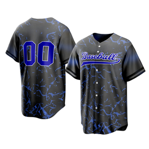 Camiseta de Béisbol Personalizada de Manga Corta, Uniforme de Béisbol al por Mayor, Cuello en V, Secado Rápido, Tallas Americanas, Camisetas de Equipo - Product Image 4