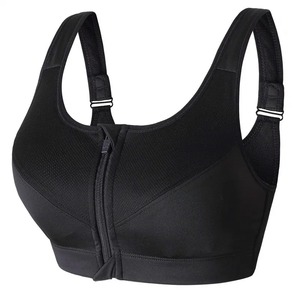Sujetador deportivo para mujer de gran venta con cremallera frontal, a prueba de golpes, para gimnasio, correr, chaleco sin costuras, moldeador de cuerpo, sujetador de fitness y yoga, transpirable y sexy. - Product Image 4