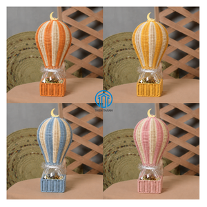 Table <b>Decor</b> Islamic <b>Wall</b> Art <b>Wicker</b> Rattan Hot Air Balloon Candy Container Ramadan Eid Decoration Islamic Gift Basket Home <b>Decor</b> - Product Image 4