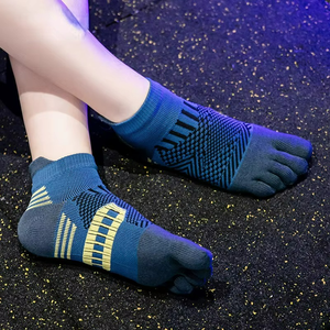 Wholesale Custom Men's and Women No-Show Black 5 <b>Toe</b> <b>Socks</b> Sport Five Finger Injinji <b>Toe</b> <b>Socks</b> - Product Image 2
