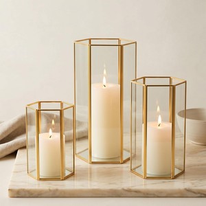 Handcrafted Brass Filigree <b>Lanterns</b> Wholesale - Moradabad Metal Decorative Set - Product Image 2