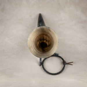 REHMAN CRAFT Handmade Eco-Friendly Viking Drinking Horn <b>Set</b> | Buffalo Horn Beer <b>Mug</b> with Iron Stand & Leather Holder - Product Image 4