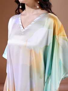Hot Sale Designer Turkish Style <b>Kaftan</b> Kurta Women Polyester Handmade Batwing Sleeves Regular Fit Flared Hem Short Party - Product Image 4