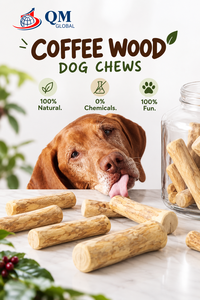 Juguete Masticable de Madera Natural para Perros, Duradero, para Perros Medianos, Uso en Interiores, Color Sólido, Estilo Simple, Operación Manual - Product Image 1
