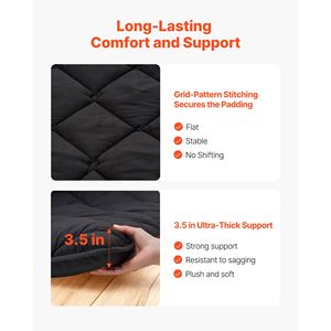 Colchón Tatami Japonés Tamaño Queen, Futón Plegable de 9 Capas con Bolsa de Almacenamiento con Cierre, Colchón de Piso Estilo Japonés de 9 Capas - Product Image 5