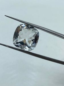 Top Quality White <b>Colour</b> Natural White Topaz Loose Gemstone 27.41CTS 14mm Custom Cut for Jewelry Making - Product Image 3