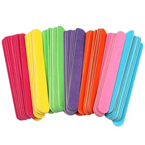 BAFA SURGICAL INSTRUMENTS Limas de uñas desechables de 9 cm, 100 granos, doble cara, multicolor, de esponja EVA, pulidor de uñas, limas de esmeril - Product Image 5