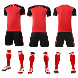 Proveedor de Uniformes de Fútbol Profesional Personalizados, Uniforme de Fútbol Unisex, Fabricante de Camisetas y Pantalones Cortos de Fútbol Personalizados, 100% Poliéster - Product Image 3