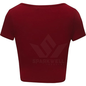 Camiseta Corta Signature de Tela Suave con Cuello Redondo y Manga Corta para Moda Moderna y Comodidad Diaria - Product Image 2