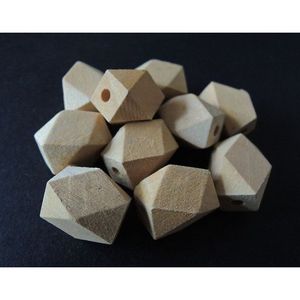 Cuentas espaciadoras de madera natural a granel - Cuentas de madera sin acabar para la fabricación de joyas y proyectos de manualidades, fabricante de la India - Product Image 1