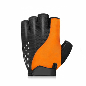 Gants de cyclisme mi-doigts d'été pour hommes et femmes, respirants, antidérapants, anti-transpiration, en polyester, fabriqués au Pakistan - Product Image 1