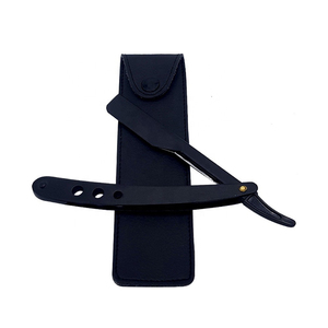 Navaja de Afeitar Profesional Plegable de Acero Inoxidable para Barberos, Herramienta de Afeitado para Hombres, Cuchilla Única, Navajas Rectas con Logotipo Personalizado para Barba - Product Image 5