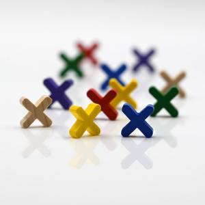 Handmade <b>Wooden</b> Cross Shapes Painted Multicolor Tabletop Decor Art Collectible DIY Crafts set of 15 <b>wooden</b> crafted diy - Product Image 1