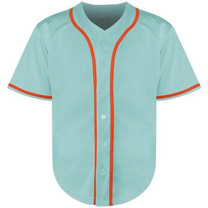 Unisex <b>Baseball</b> Jersey Shirt Short Sleeve Button Front Solid Color Moisture Wicking Polyester All Seasons Apparel - Product Image 2