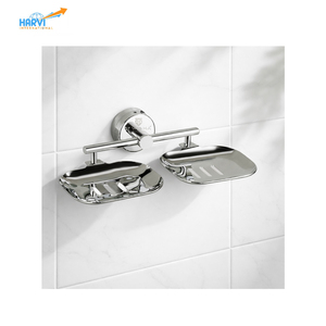 Moderna Jabonera Doble Ecológica de la Colección Arion para Uso en Hoteles y Hogares, en Encimeras de Cocina y Baño, de la India - Product Image 5