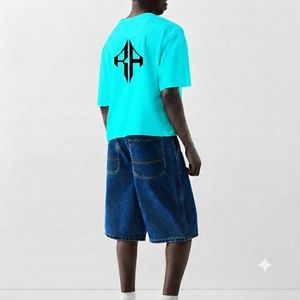 Camiseta Extra Grande de Primera Calidad para Hombre, 100% Algodón, con Logotipo Personalizado Serigrafiado, Color Azul Marino, de Secado Rápido y Cuello Redondo - Product Image 5