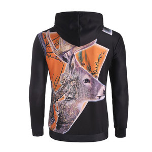 Sweat à capuche uni pour homme, personnalisable avec logo, pour sublimation, vêtement de sport professionnel d'hiver, vente en gros - Product Image 4