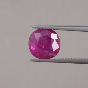 Rubí Natural Rosa de Grado AAA al por Mayor, Gema Suelta de 5.53 Quilates, Corte Brillante 10x9.5mm, Certificado IGI, para Joyería Fina - Product Image 1