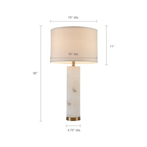 Modern <b>Marble</b> Accent Lamp Featuring Refined Gold Finish Warm Ambient Glow And Premium Decorative Elegance - Product Image 6