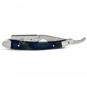Luxury High Quality Stainless Steel Manual Barber <b>Straight</b> Edge <b>Razor</b> with Magnetic Gold Customized Logo Color Brand Name - Product Image 3