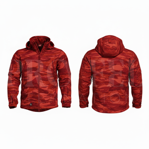 Whole Sale Custom Waterproof Lightweight Hooded Jacket Windproof Outdoor Casual Jacket Long Sleeve Zip Up Closure <b>Coat</b> for Men - Product Image 3