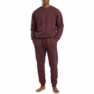 ชุดเซ็ตเสื้อสเวตเชิ้ตและกางเกงจ็อกเกอร์ผู้ชายทรงโอเวอร์ไซส์ ชุดวอร์มผ้าฝ้าย รับทำโลโก้ตามสั่ง ผลิตแบบ OEM ODM สำหรับขายส่ง - Product Image 1