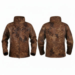 Chaqueta Softshell de Camuflaje Personalizada de Primera Calidad, Impermeable, Resistente al Viento, Chaqueta de Trabajo para Exteriores, Ligera, OEM, ODM - Product Image 4