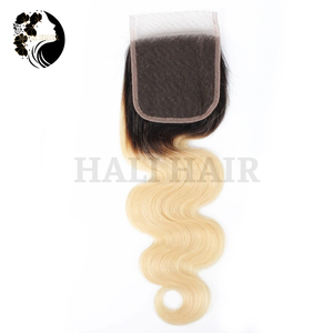 Hali 100g 4x4บอดี้เวฟเรกเวียดนามลูกไม้ปิดด้านหน้าทุกสีตัวเลือกการย้อมสีเดียว - Product Image 1