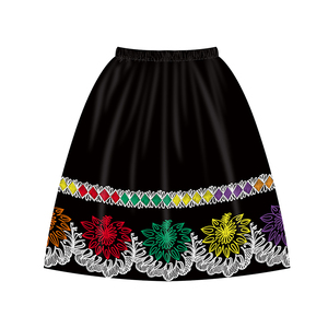 Jupe en coton brodée taille haute de haute qualité pour femme, style décontracté, nouvelle collection automne, idéale pour les fêtes - Product Image 1