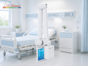 ขาแขวนทีวีติดผนังสำหรับโรงพยาบาล จอ LCD สำหรับการดูแลสุขภาพ มาตรฐาน VESA 75/100 มม. รับน้ำหนักได้สูงสุด 8 กก. สีขาว แบบ A ปรับเอียงได้ 40 องศา หมุนได้ 330 องศา ได้รับการรับรอง - Product Image 3