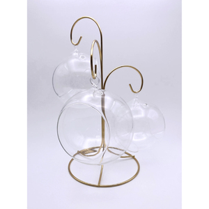 New Designs Glass & Metal Geometric Terrariums Table Centerpiece Indoor Dry Outdoor Planter For Home Hotel Table Top Decorative - Product Image 2