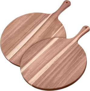 Fabricants d'accessoires de cuisine et d'articles ménagers en bois - Planches à découper rondes écologiques avec poignée, épaisseur 1,5 cm - Product Image 5